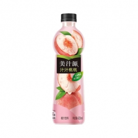 美汁源汁汁桃桃450ml/瓶