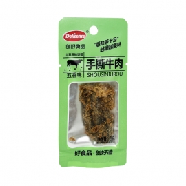 创好手撕牛肉干五香味8g/...