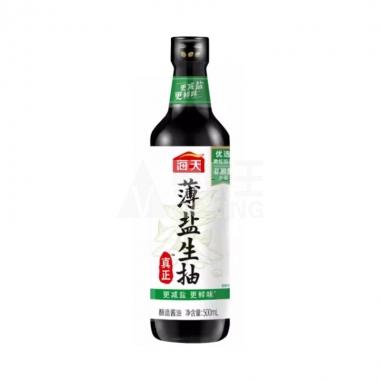 海天薄盐生抽500ml/瓶