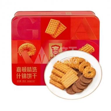 嘉顿精选什锦饼干380g/罐