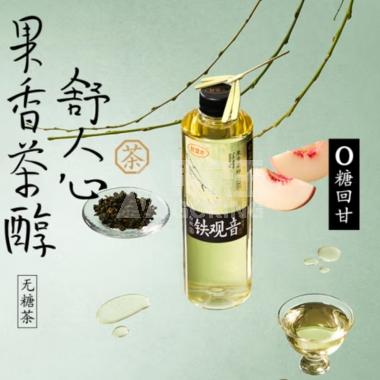 好望水白桃铁观音无糖茶500ml/瓶
