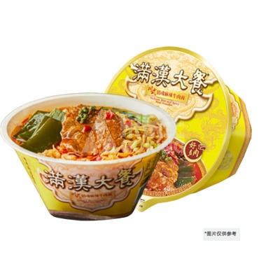 统一满汉大餐（销魂麻辣）牛肉面195g**/碗