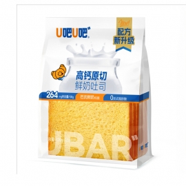 U吧U吧牛乳纯牛奶切片面包120g90天/包