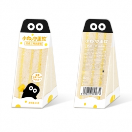 小白心里软奶皮三明治面包65g90天/包