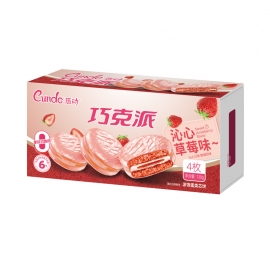 唇动巧克派草莓味4枚/盒