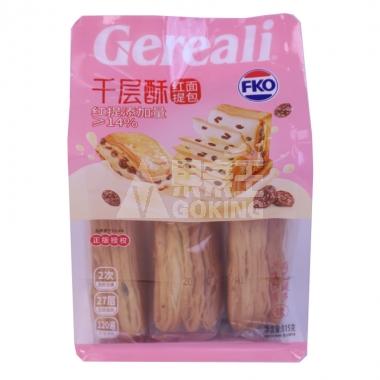 FKO千层酥红提面包115g/包 
