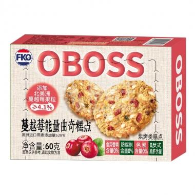 FKO蔓越莓能量曲奇糕点60g/盒