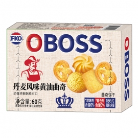 FKO丹麦风味黄油曲奇60g/盒
