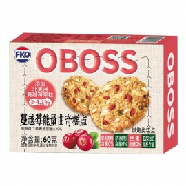 FKO蔓越莓能量曲奇糕点60g/盒