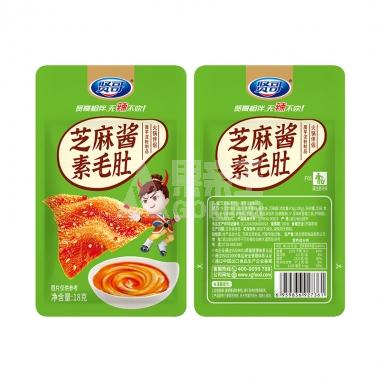 #贤哥芝麻酱素毛肚18g/包