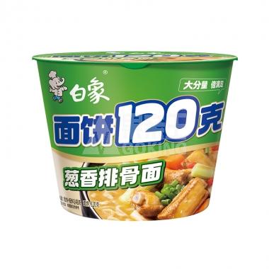 白象（面饼120g）葱香排骨味面饼148g/桶