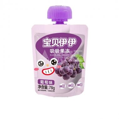 来伊份吸吸果冻葡萄味78g/包