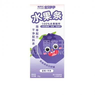 来伊份水果条蓝莓味20g/支