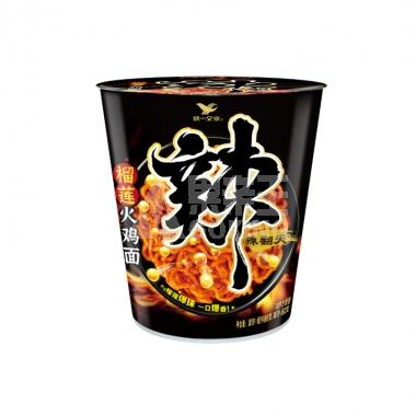统一辣翻天榴莲火鸡面86g/杯