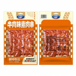 #贤哥牛肉味素肉串90g/包
