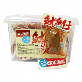 #欢乐渔族鱿鱼仔香辣味/个