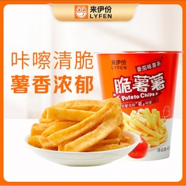 来伊份脆薯薯薯条番茄味40g/杯