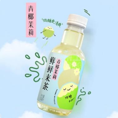 统一鲜鲜来茶青椰茉莉600ml/瓶