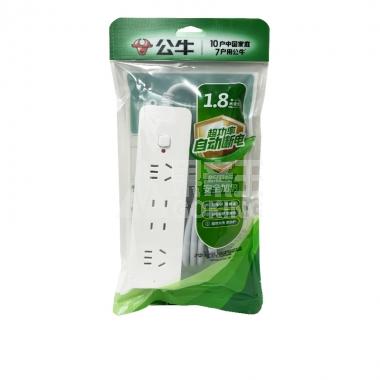 公牛新GN-M1220(F) 1.8米(袋) Y1002排插/袋